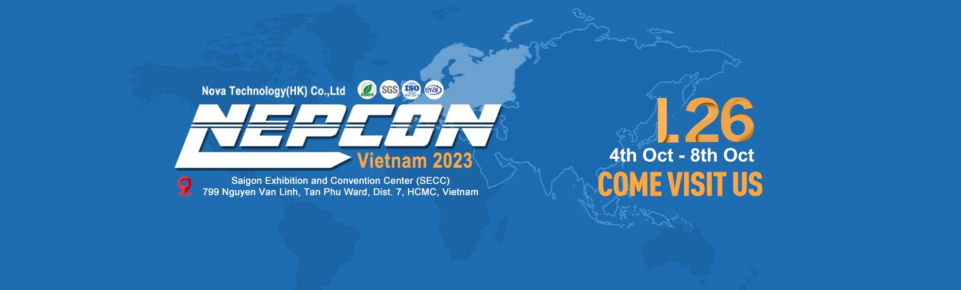 Invitation Letter：NEPCON Vietnam 2023 Oct.10