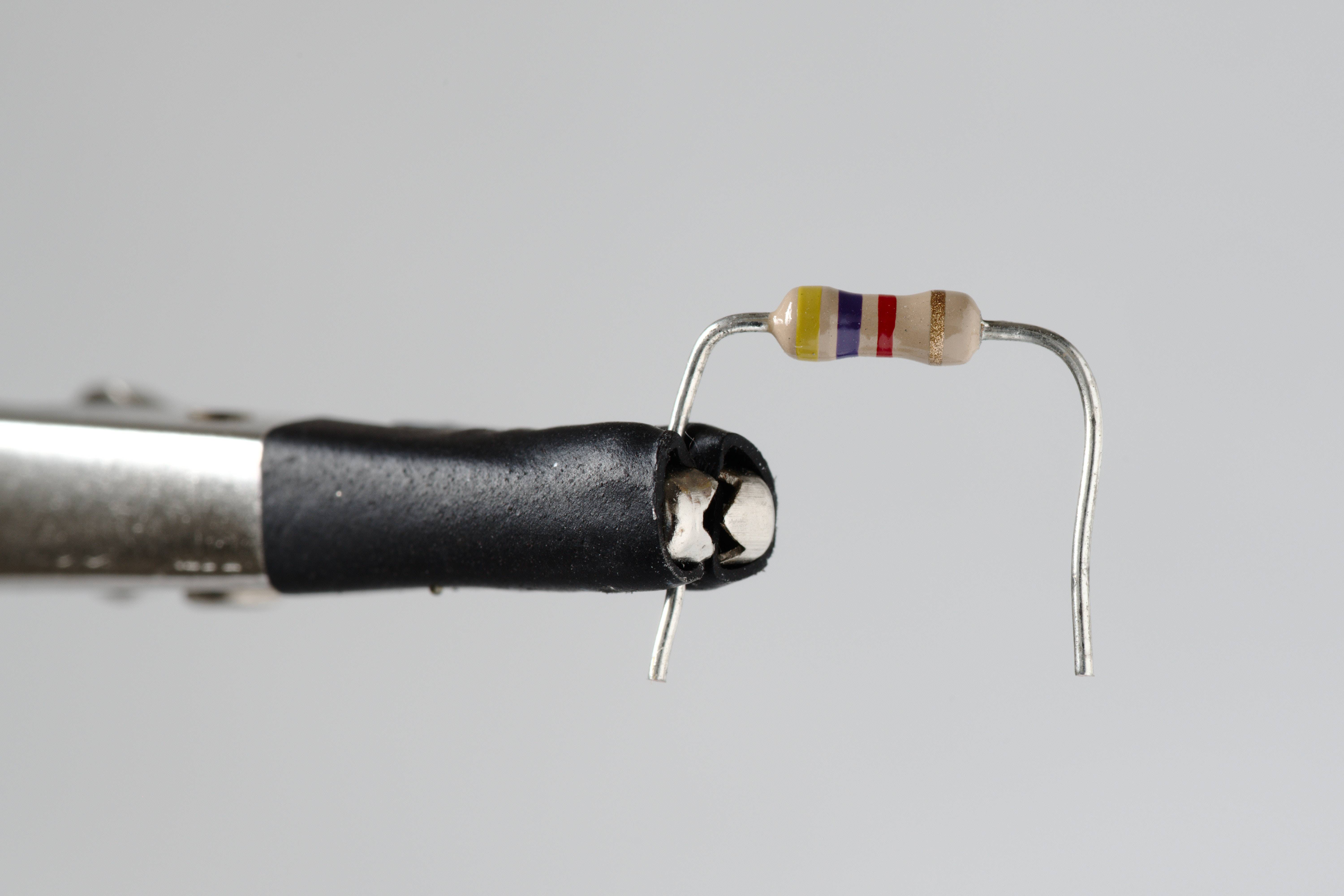 a samplel of the right resistor